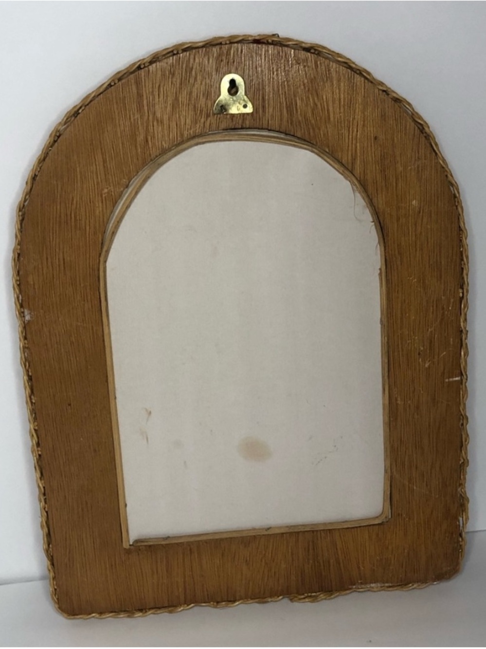 Wicker Ratton Boho Hanging Mirror - Picture 5 of 5
